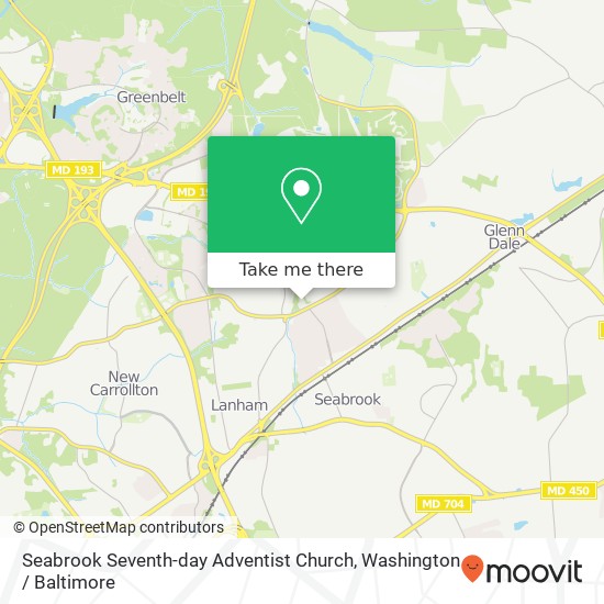 Mapa de Seabrook Seventh-day Adventist Church