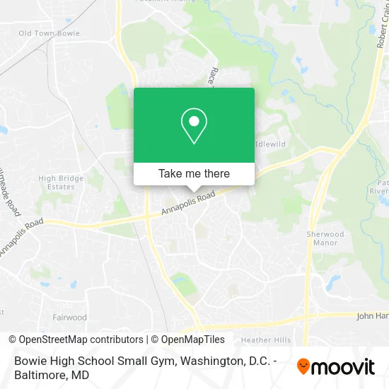 Bowie High School Small Gym map