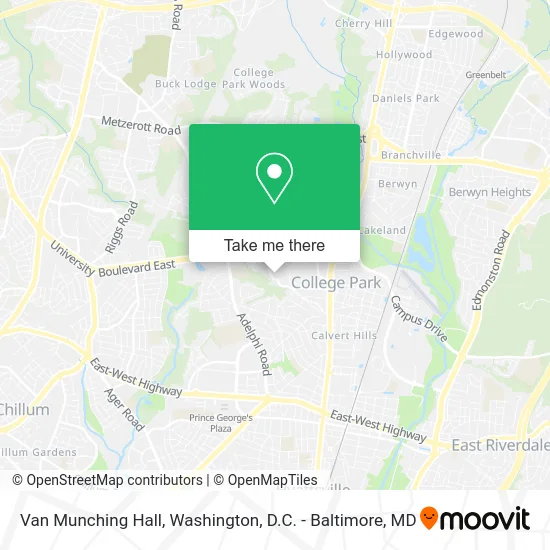 Van Munching Hall map