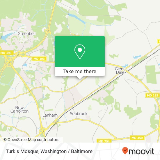 Turkis Mosque map