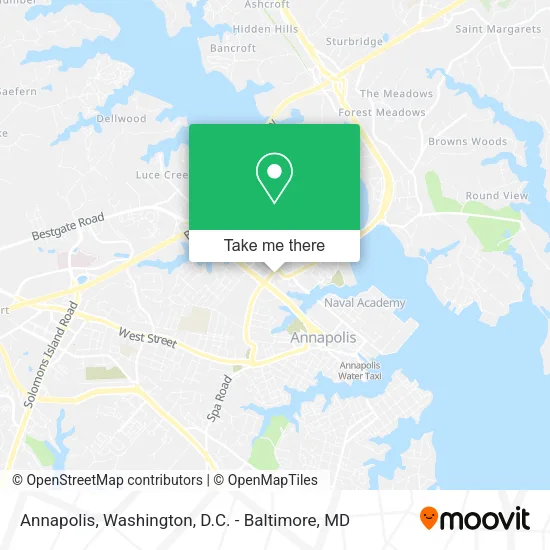 Annapolis map