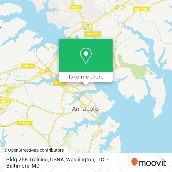 Mapa de Bldg 258 Training, USNA