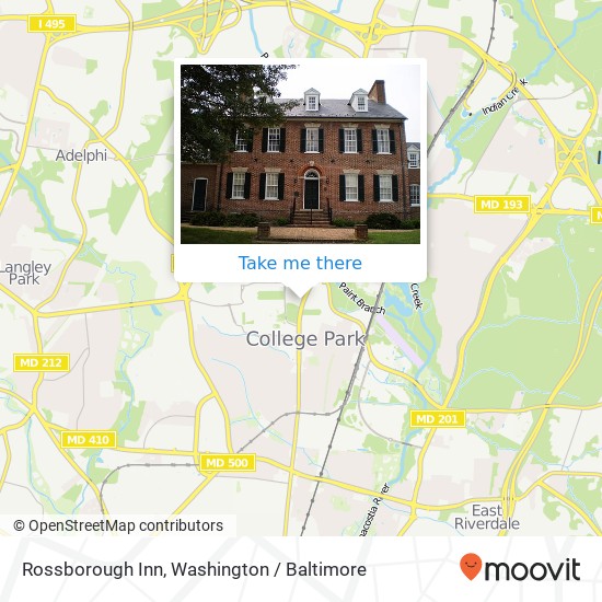 Rossborough Inn map