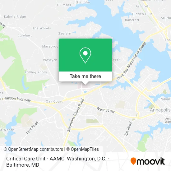 Mapa de Critical Care Unit - AAMC