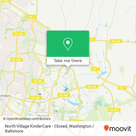 North Village KinderCare - Closed map