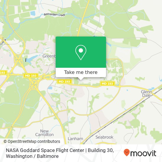 Mapa de NASA Goddard Space Flight Center | Building 30