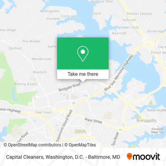 Capital Cleaners map