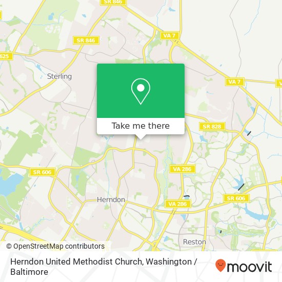 Mapa de Herndon United Methodist Church