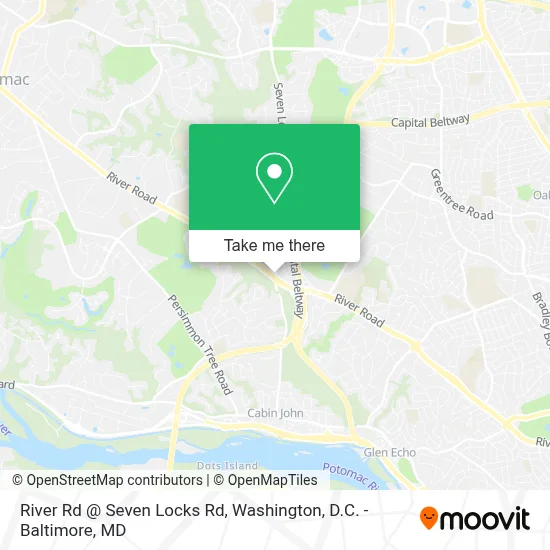 River Rd @ Seven Locks Rd map