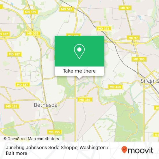 Mapa de Junebug Johnsons Soda Shoppe