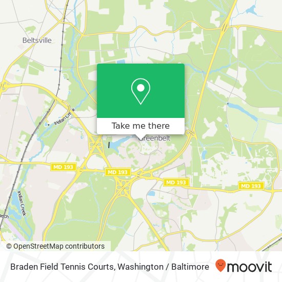 Mapa de Braden Field Tennis Courts