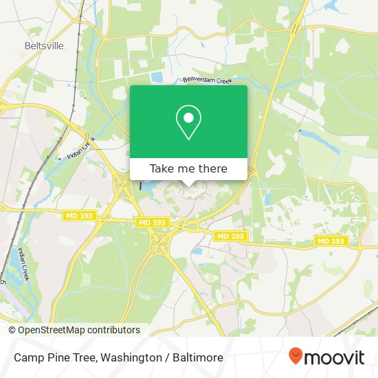 Mapa de Camp Pine Tree