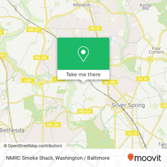 Mapa de NMRC Smoke Shack