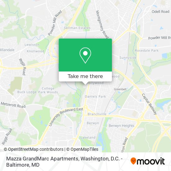 Mazza GrandMarc Apartments map