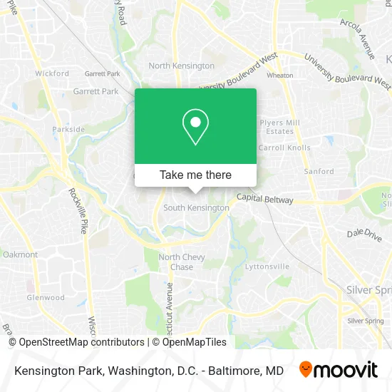 Kensington Park map