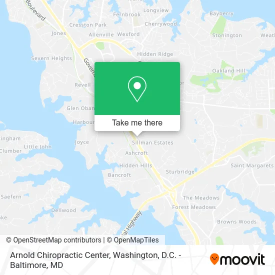 Arnold Chiropractic Center map