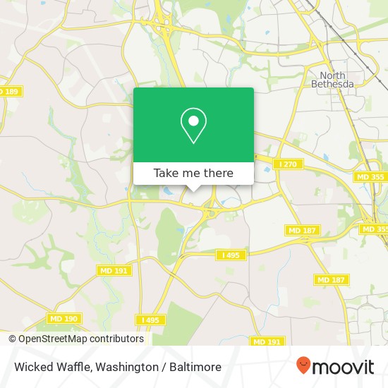 Mapa de Wicked Waffle