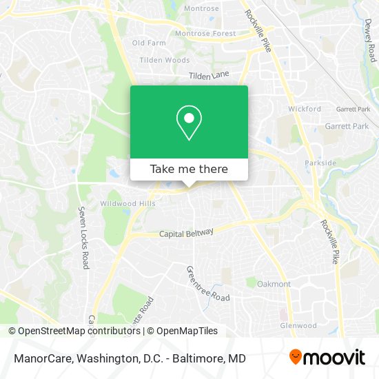 ManorCare map