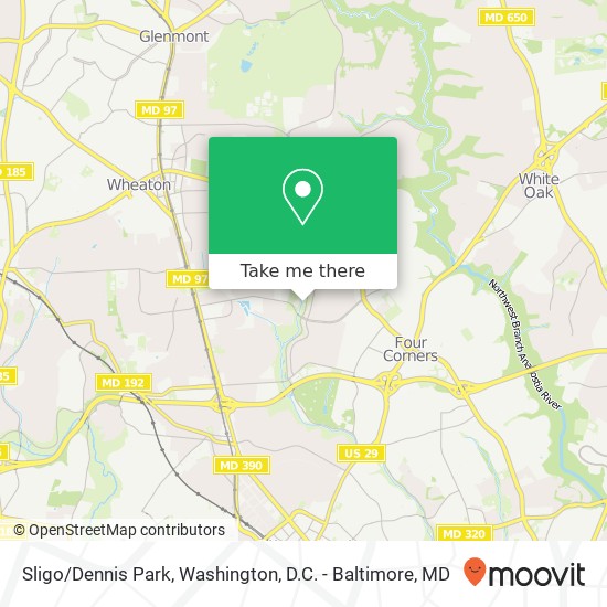 Sligo/Dennis Park map
