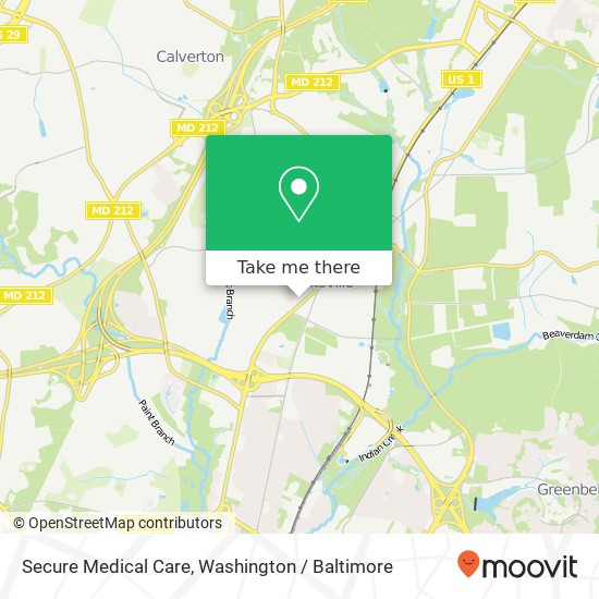 Mapa de Secure Medical Care