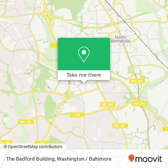 The Bedford Building map