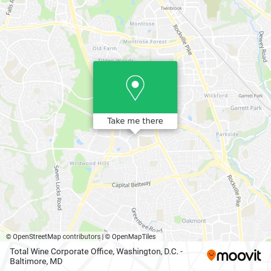 Total Wine Corporate Office map