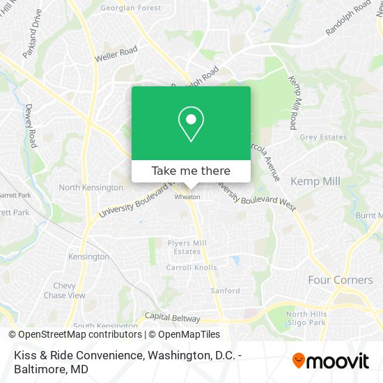 Mapa de Kiss & Ride Convenience