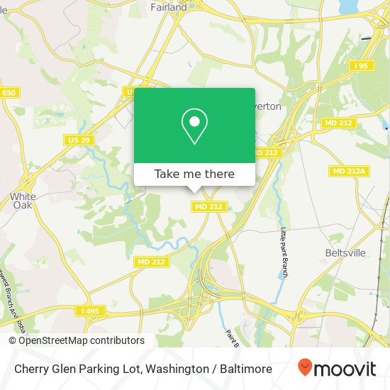 Cherry Glen Parking Lot map