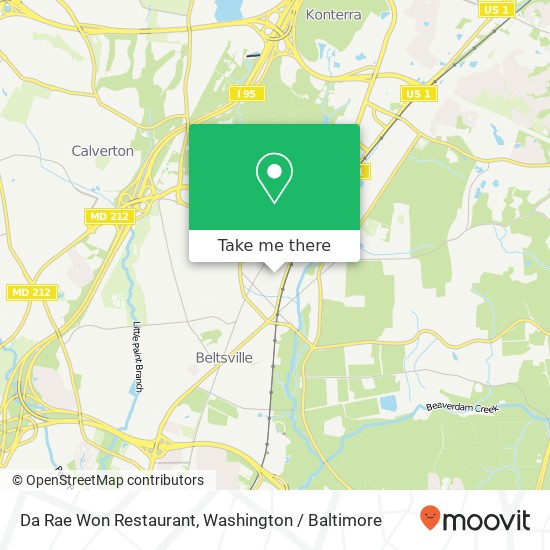 Da Rae Won Restaurant map