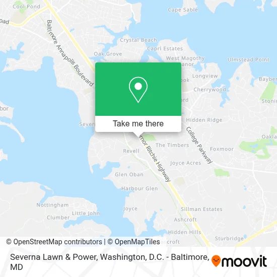 Severna Lawn & Power map