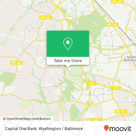 Capital One Bank map