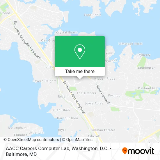 AACC Careers Computer Lab map