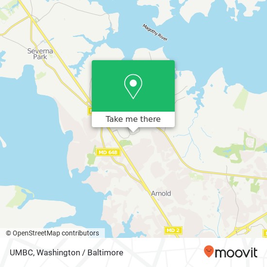 UMBC map