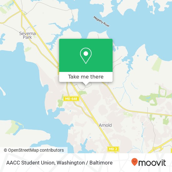 AACC Student Union map