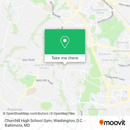 Mapa de Churchill High School Gym