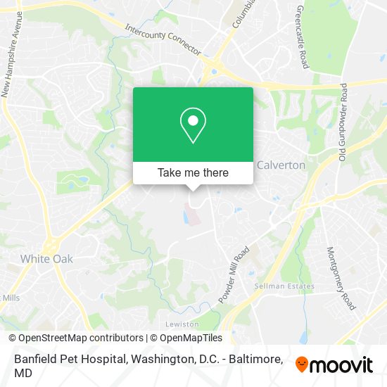 Mapa de Banfield Pet Hospital
