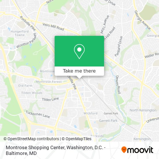 Mapa de Montrose Shopping Center