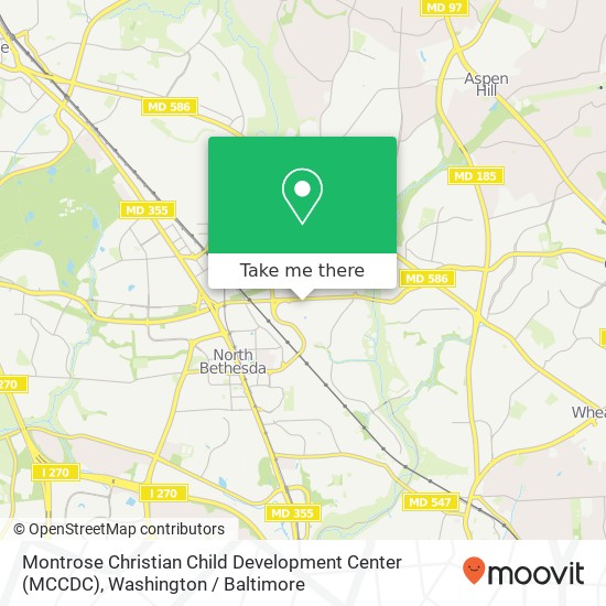 Mapa de Montrose Christian Child Development Center (MCCDC)