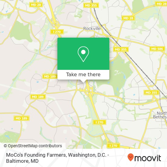 MoCo's Founding Farmers map