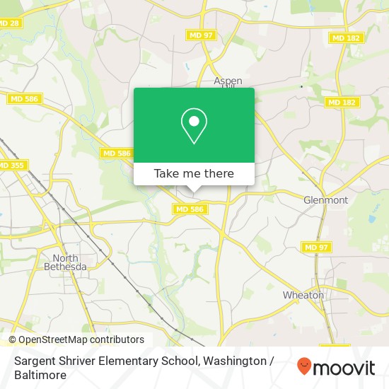 Mapa de Sargent Shriver Elementary School