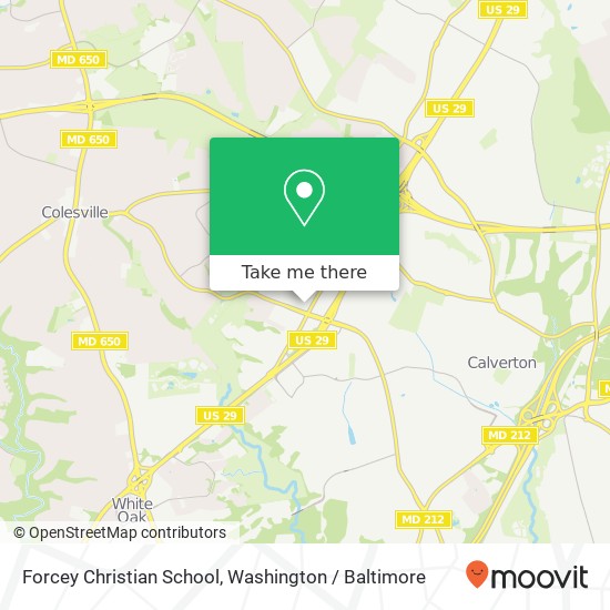 Mapa de Forcey Christian School