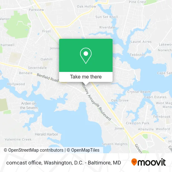 comcast office map