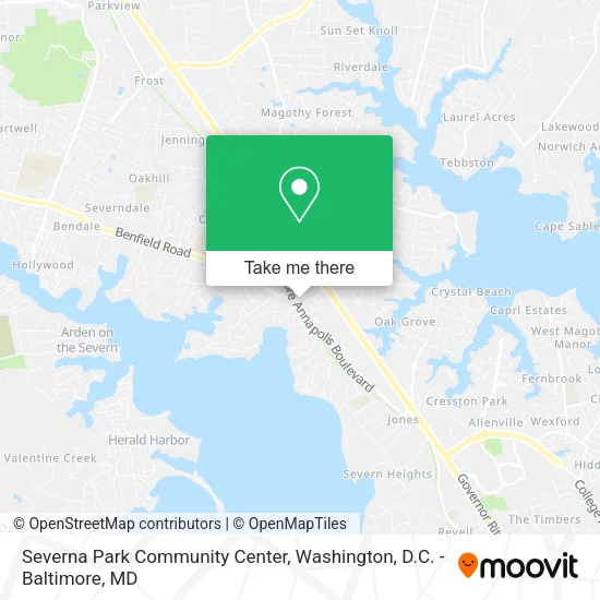 Mapa de Severna Park Community Center