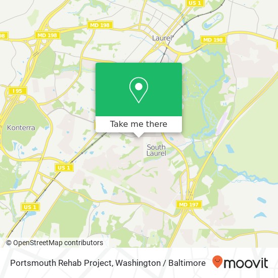 Mapa de Portsmouth Rehab Project