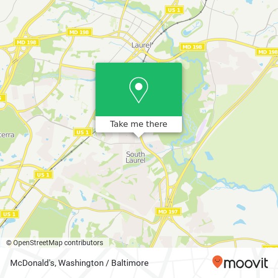 McDonald's map