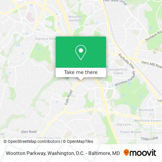 Wootton Parkway map