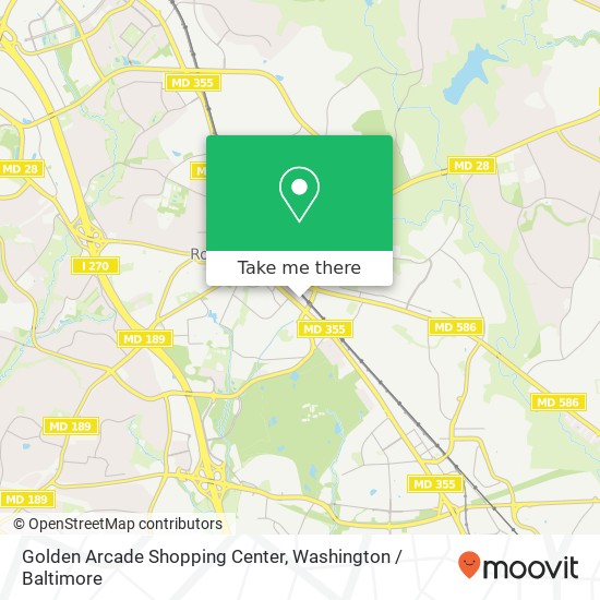 Mapa de Golden Arcade Shopping Center