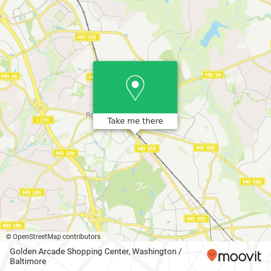 Golden Arcade Shopping Center map