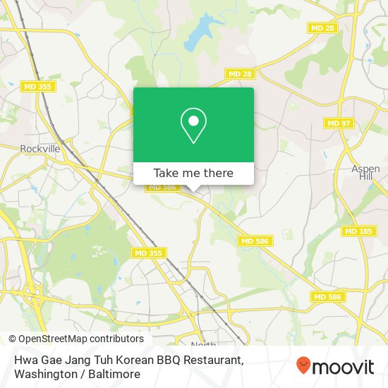 Hwa Gae Jang Tuh Korean BBQ Restaurant map