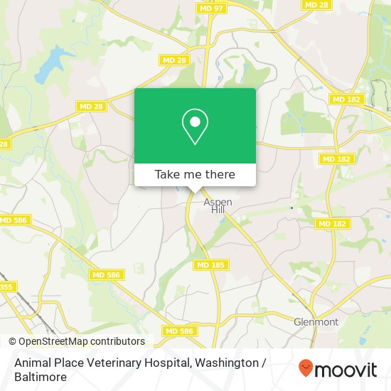 Animal Place Veterinary Hospital map